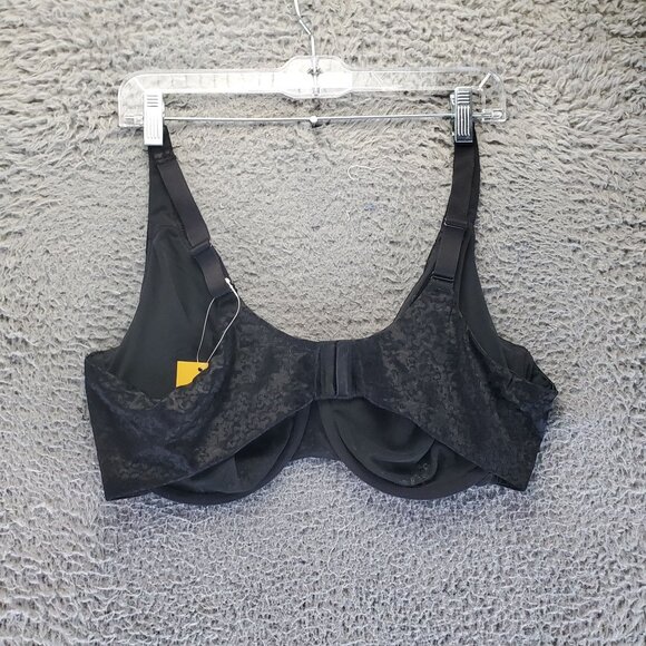 Delimira Bra Womens 42D Black Minimizer With Underwire Lace *NWT* - Picture 8 of 9
